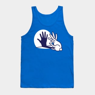 hand shadow rabbit Tank Top